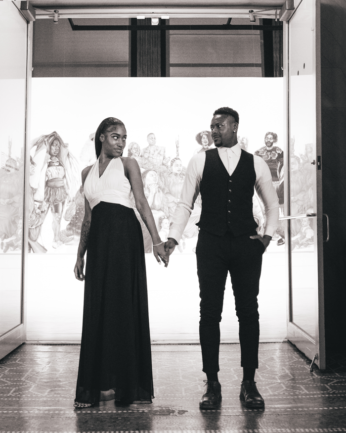 Michael & Daii couples shoot at The Art Institute by Pivot Port.