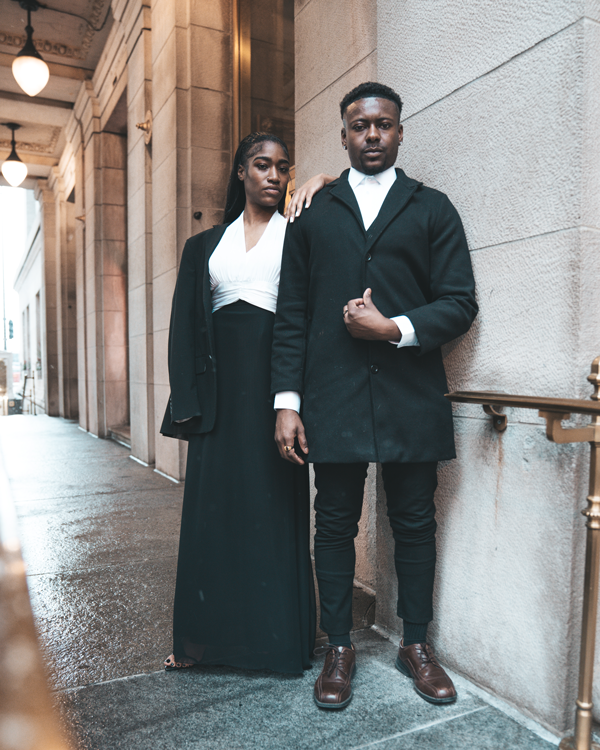 Michael & Daii couples shoot at The Chicago Cultural Center by Pivot Port.
